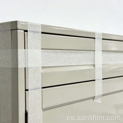 Película protectora para gabinetes de pintura horneada